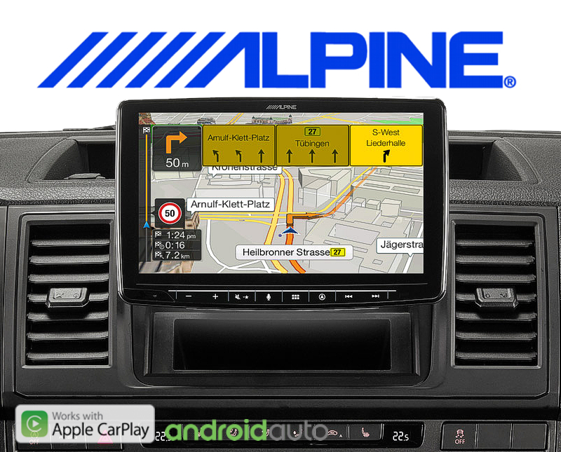 Alpine Premium Autoradio Navigation INE-F904T6 VW T5 T6