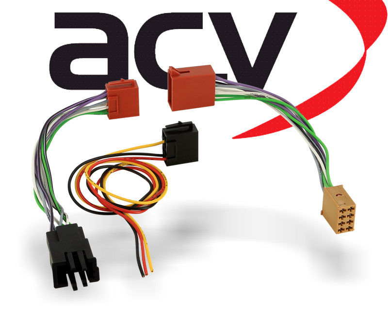 Adapterkabel - ISO Stecker auf DIN Buchse - Strom 