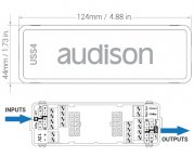 Audison Lautsprechersimulator für DSP an Werksradio USS4