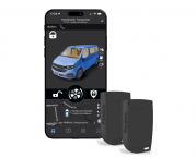 Pandora Transporter Alarmanlage Smart Pro VAN Handwerker Lieferwagen mit Live-Ortung Handyalarm App Bluetooth 5.0 LTE 4G